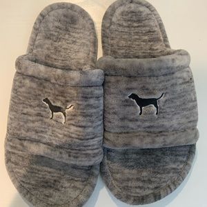 Grey Victoria secret PINK slippers
